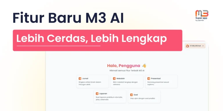 M3 AI Hadir dengan Fitur Baru yang Makin Cerdas dan Makin Lengkap